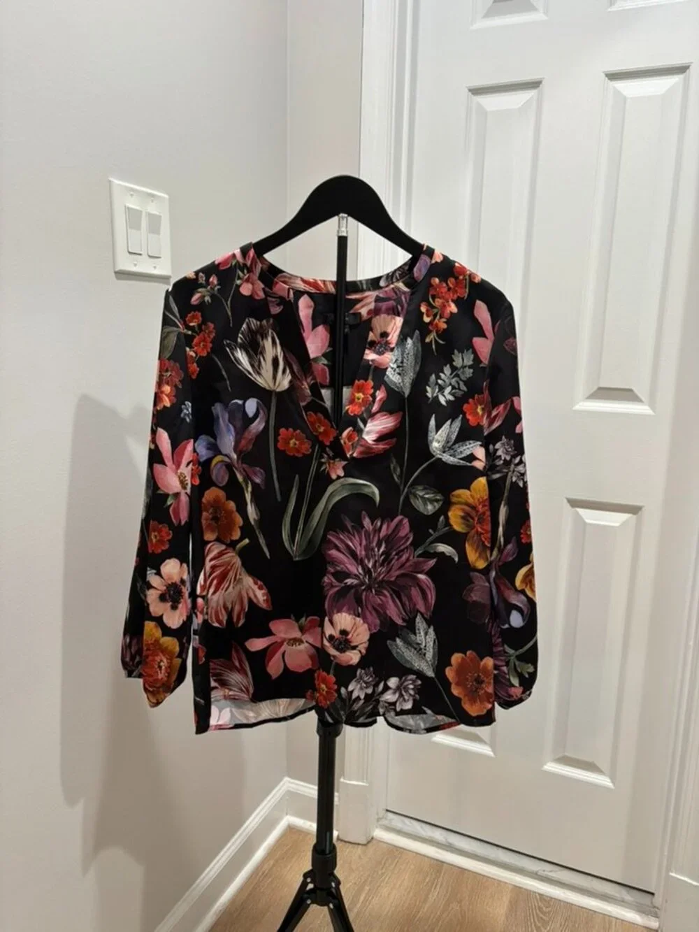 J. Crew Floral Blouse